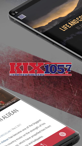 Screenshot of 105.7 KIX FM