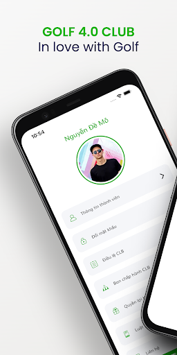 Android application Golf 4.0 Club screenshort