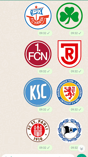 German Football Stickers Screen 3