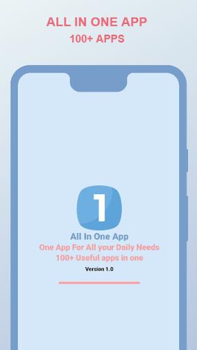 Android application One App :All in one social med screenshort