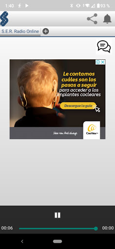 Android application S.E.R. Radio Online screenshort
