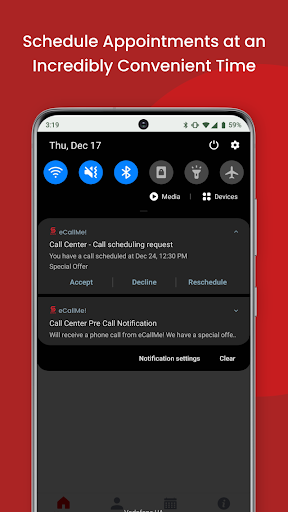eCallMe! Screen 3