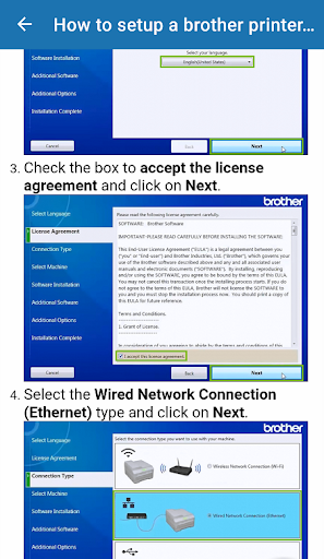 Brother Printer Setup Guide Screen 3