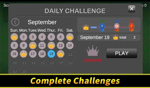 Microsoft Solitaire Collection, Daily Challenge September 24, 2023