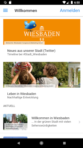 Android application Meine LHW screenshort