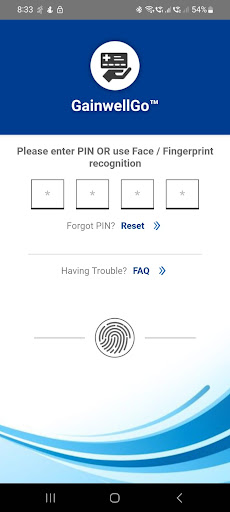 Android application GainwellGo™ screenshort