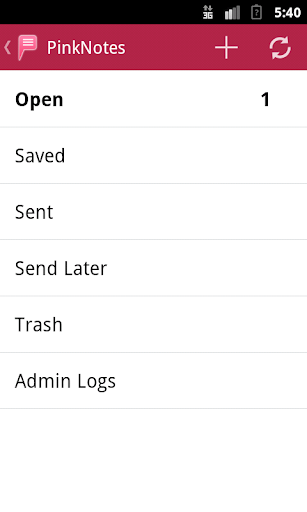 PinkNotes Screen 3