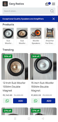 Android application Garg Radios screenshort
