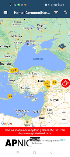 Depremci-Deprem Bilgi Sistemi Screen 3