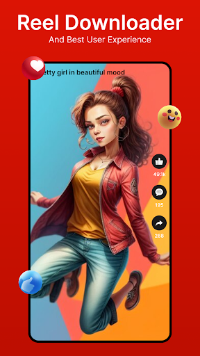 Android application Reels Video Downloader Shorts screenshort