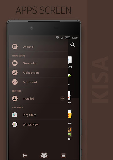 KISA Xperia Theme Screen 3