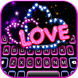 Neon Love Hearts Theme: imaxe da icona
