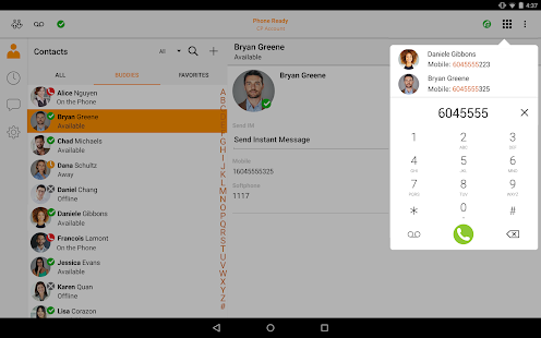 Bria Mobile: VoIP Softphone Captura de pantalla