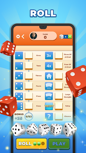 لعبة Yatzy - Fun Classic Dice Game apk مهكر0