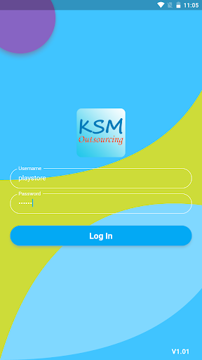 Android application KSM OutSourcing screenshort