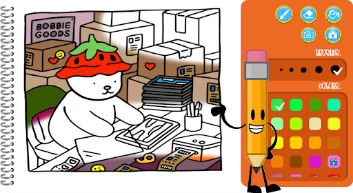 Bobbie Goods - Coloring Book Screen 2