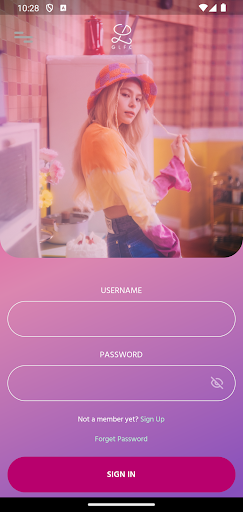 Android application Gin Lee Fan Club screenshort