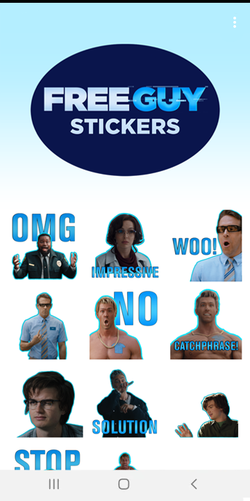Free Guy Stickers - 1.0.0 - (Android)