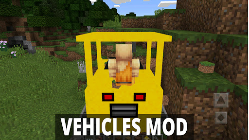 Vehicles Mod for Minecraft PE
