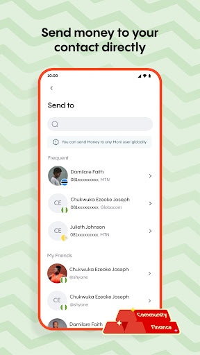 Moni: Savings and Loans Screenshot