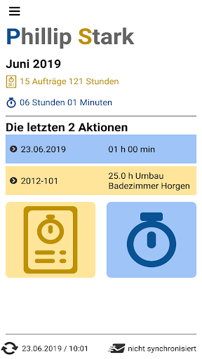 GO! Zeit Screen 2