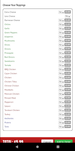 Pizza Point (Handsworth) Screen 3