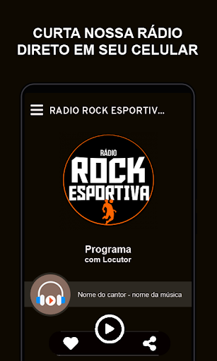 Android application Rádio Rock Esportiva screenshort