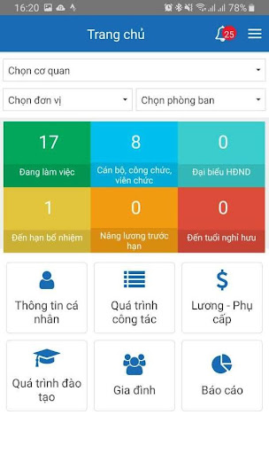 Android application Công chức viên chức Quảng Trị screenshort