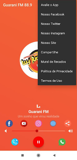 Android application Guarani FM Ibicuí screenshort