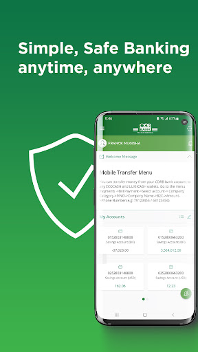 Android application CRDB Burundi iBank screenshort
