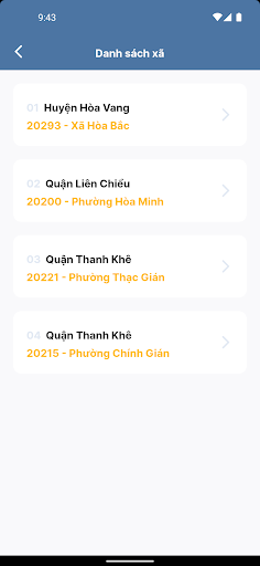 Điều tra giá dịch vụ Screen 3