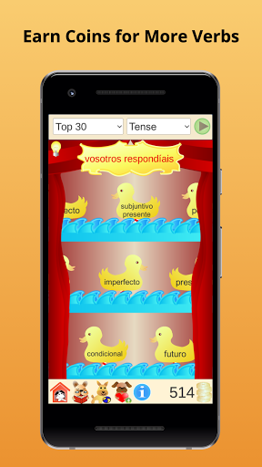 Verbugator Spanish Verbs Screen 2
