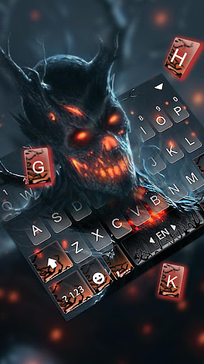 Burning Evil Demon Keyboard Th Screenshot 1 - AppWisp.com