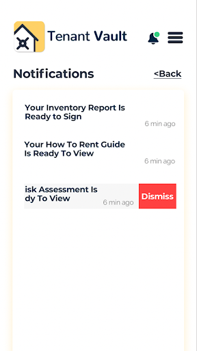 Tenant Vault Screen 3