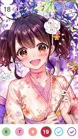 Game screenshot Tap Color Pro: 数字付きの塗り絵 mod apk