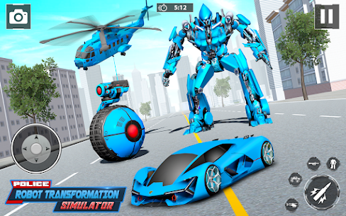 Police Helicopter Robot Transform For PC – How To Download It To PC And Mac 2