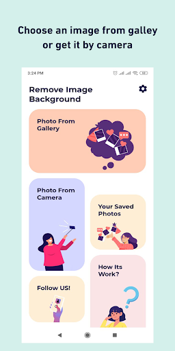 Android application Change Photo Background screenshort