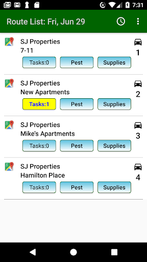 Android application Field Assistant screenshort