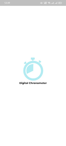 Android application Digital Chronometer screenshort