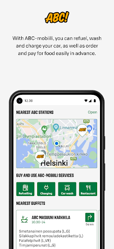 Android application ABC-mobile screenshort