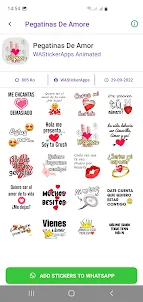 Stickers De Amor-WAStickerApps