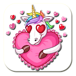 Cover Image of Download Rainbow Unicorn Wastickerapps version 1.2 APK
