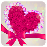 Pink Diamond Bowknot Heart Rose Theme icon