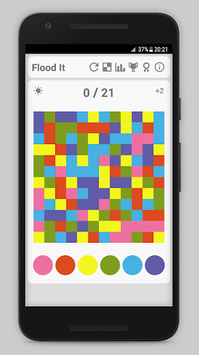 Android application Flood It screenshort