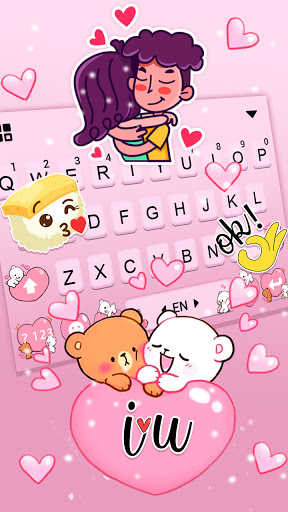Pink Teddy Love Theme Screen 2