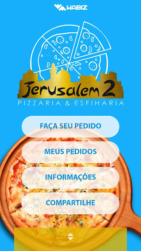 Android application Pizzaria Jerusalém 2 screenshort