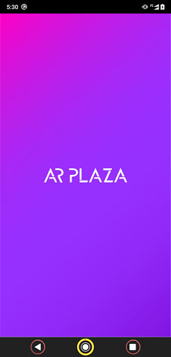 Android application AR PLAZA screenshort
