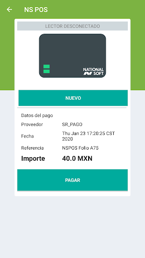Android application NSPaymentService screenshort