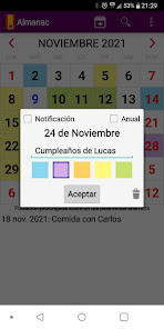 Captura de Pantalla 4 Almanac - Calendario 2023 android