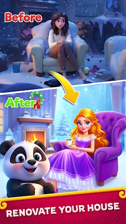 Game screenshot Solitaire TriPeaks Idle Panda apk download